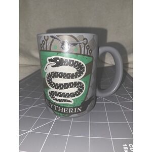 Zak Designs Harry Potter Slytherin House Coffee Mug Grey Green Snake 15294